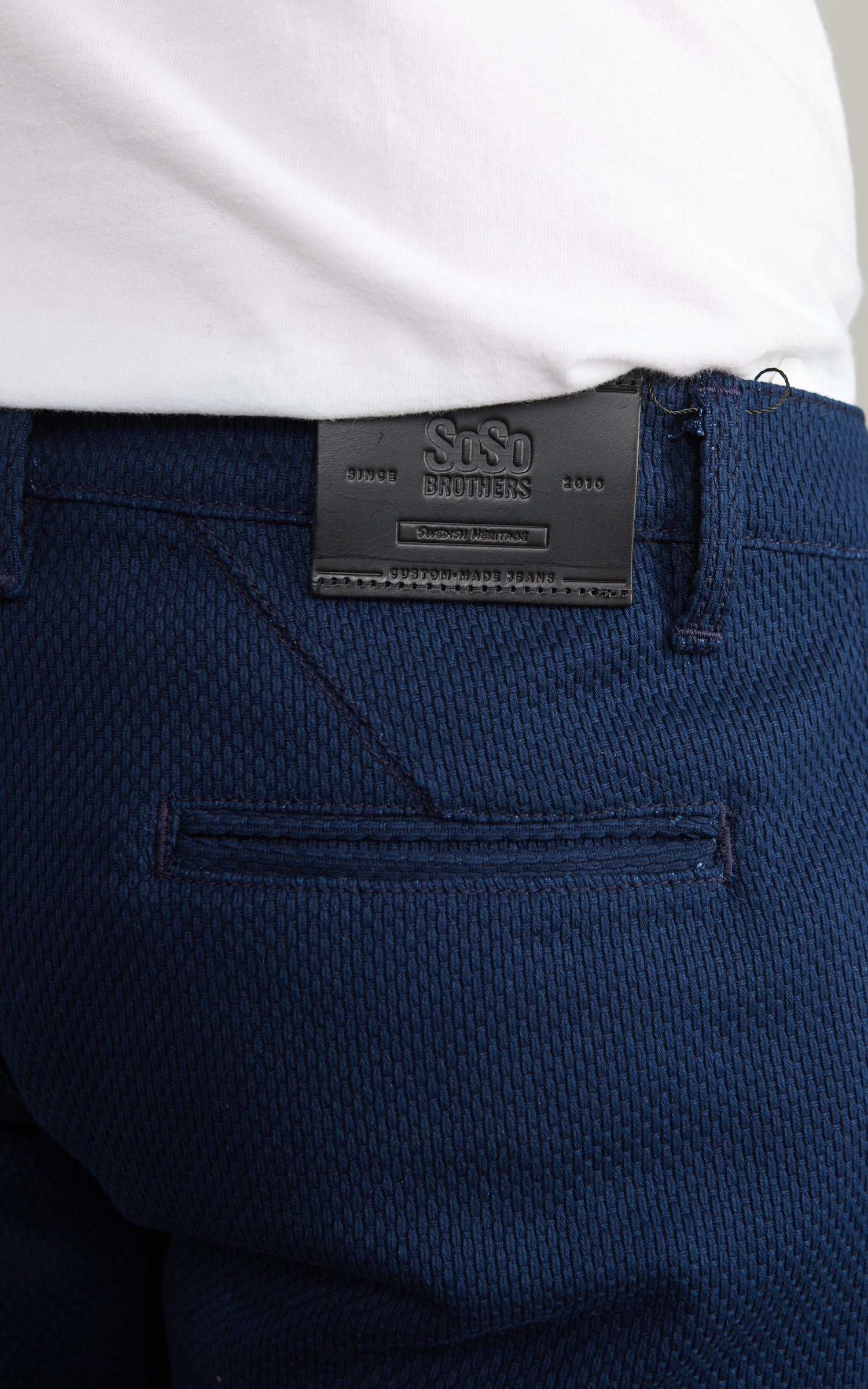 Sosobrothers Sashiko Denim Chino Indigo