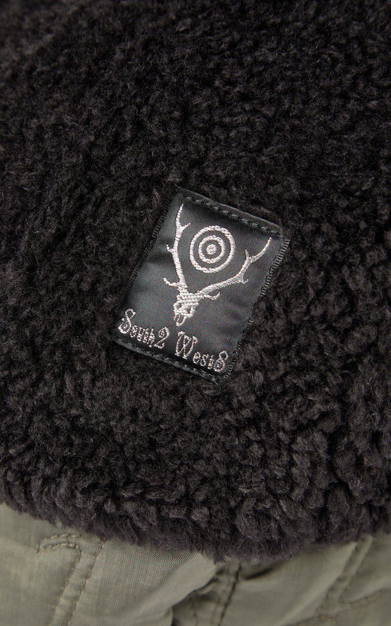 South2 West8 Bird Shooting Cap Poly Curl Fur B-Black