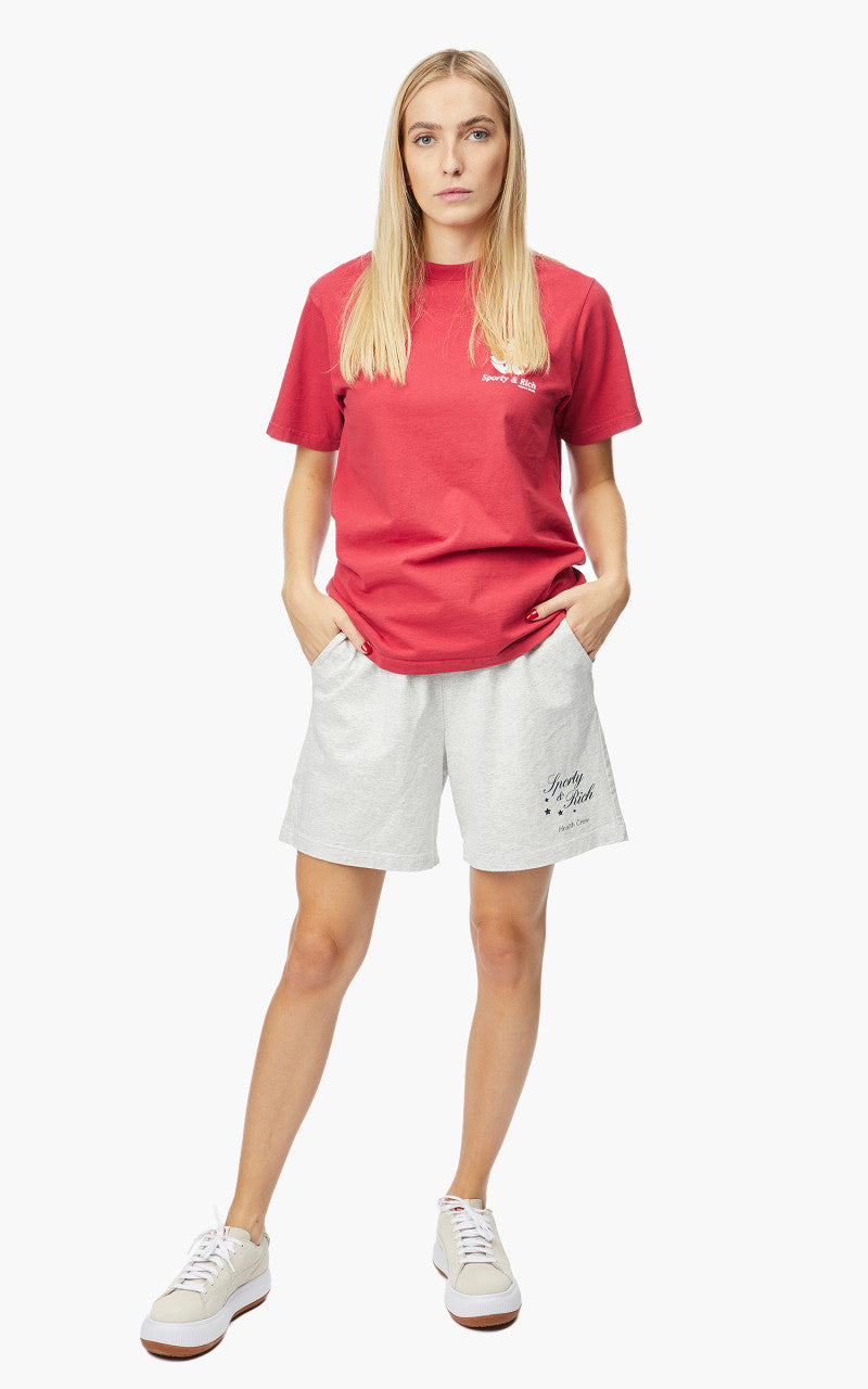 Sporty & Rich Apple T-Shirt Red