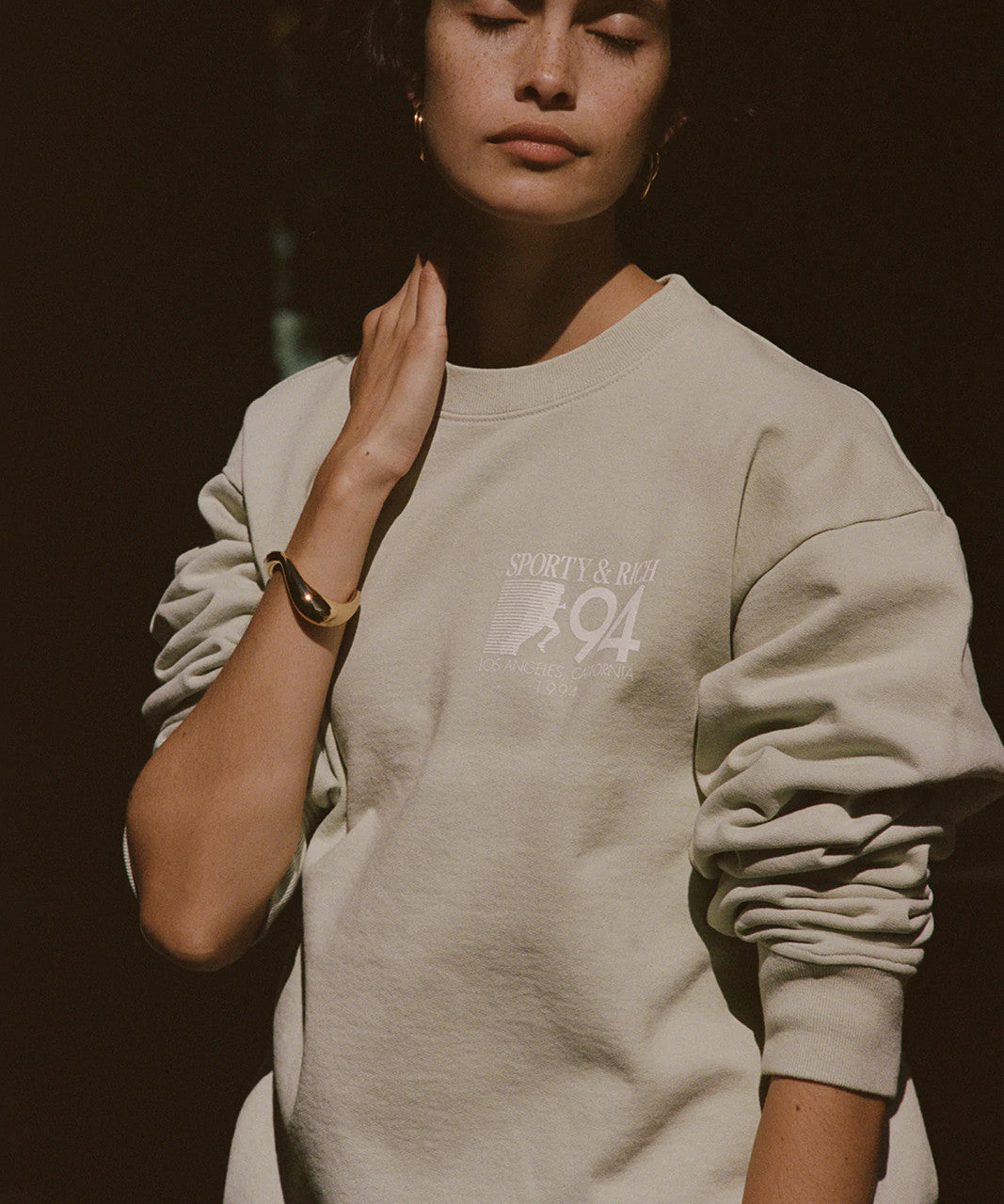 Sporty & Rich 94 California Crewneck Sage