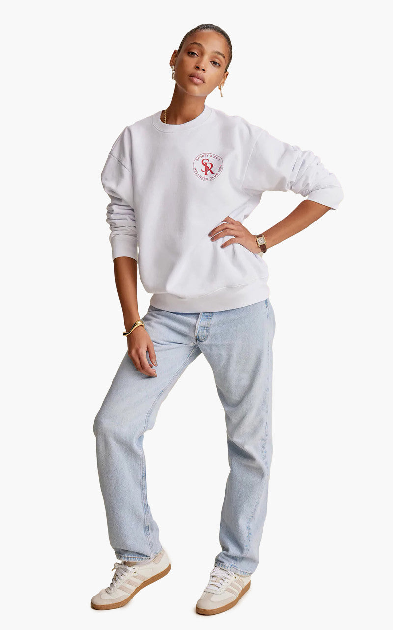 Sporty & Rich S&R Crewneck White