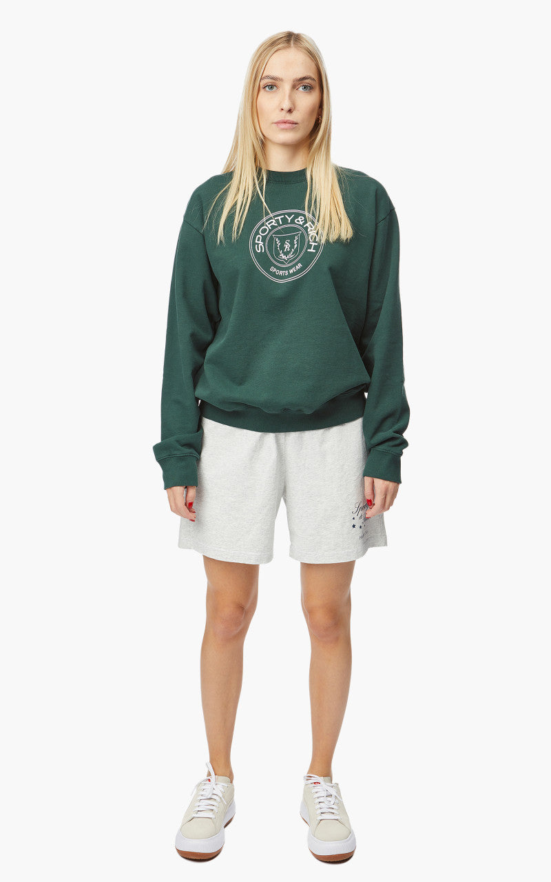 Sporty & Rich Monaco Crewneck Forest Green