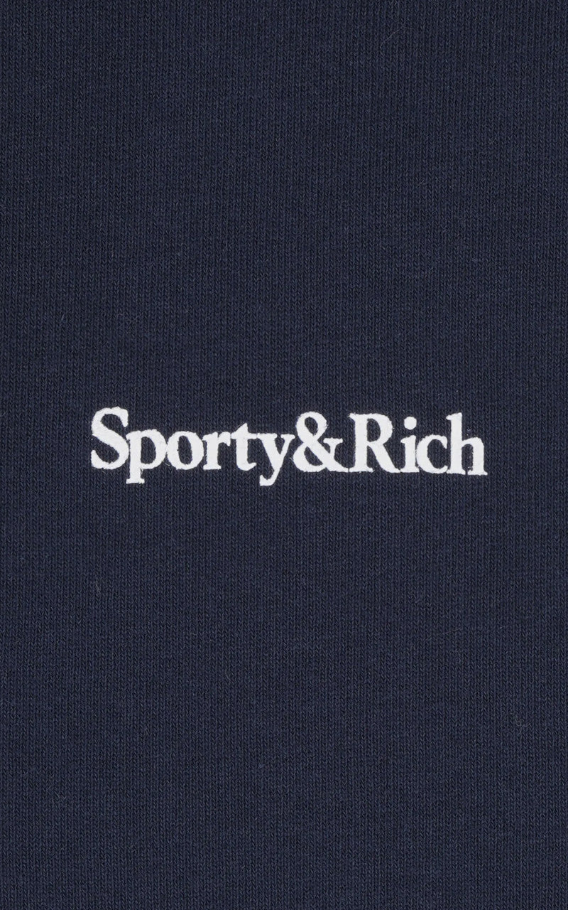 Sporty & Rich New Health Quarter Zip Navy