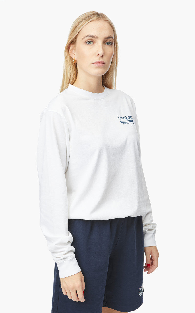 Sporty & Rich Sports Longsleeve White