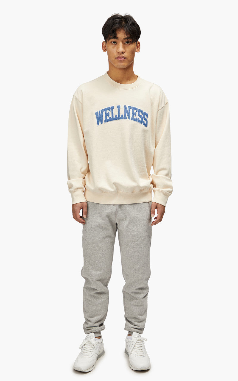 Sporty & Rich Wellness Boucle Crewneck Cream