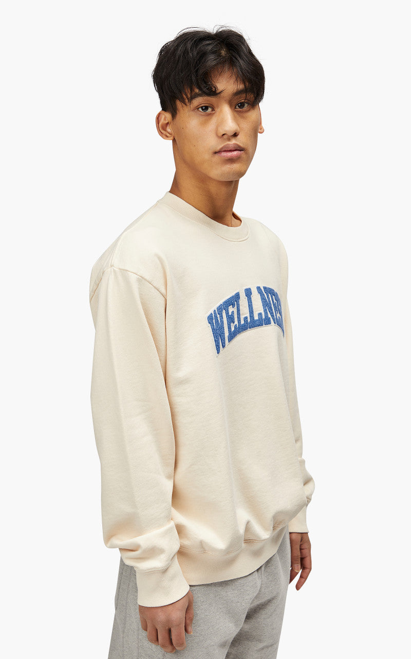 Sporty & Rich Wellness Boucle Crewneck Cream
