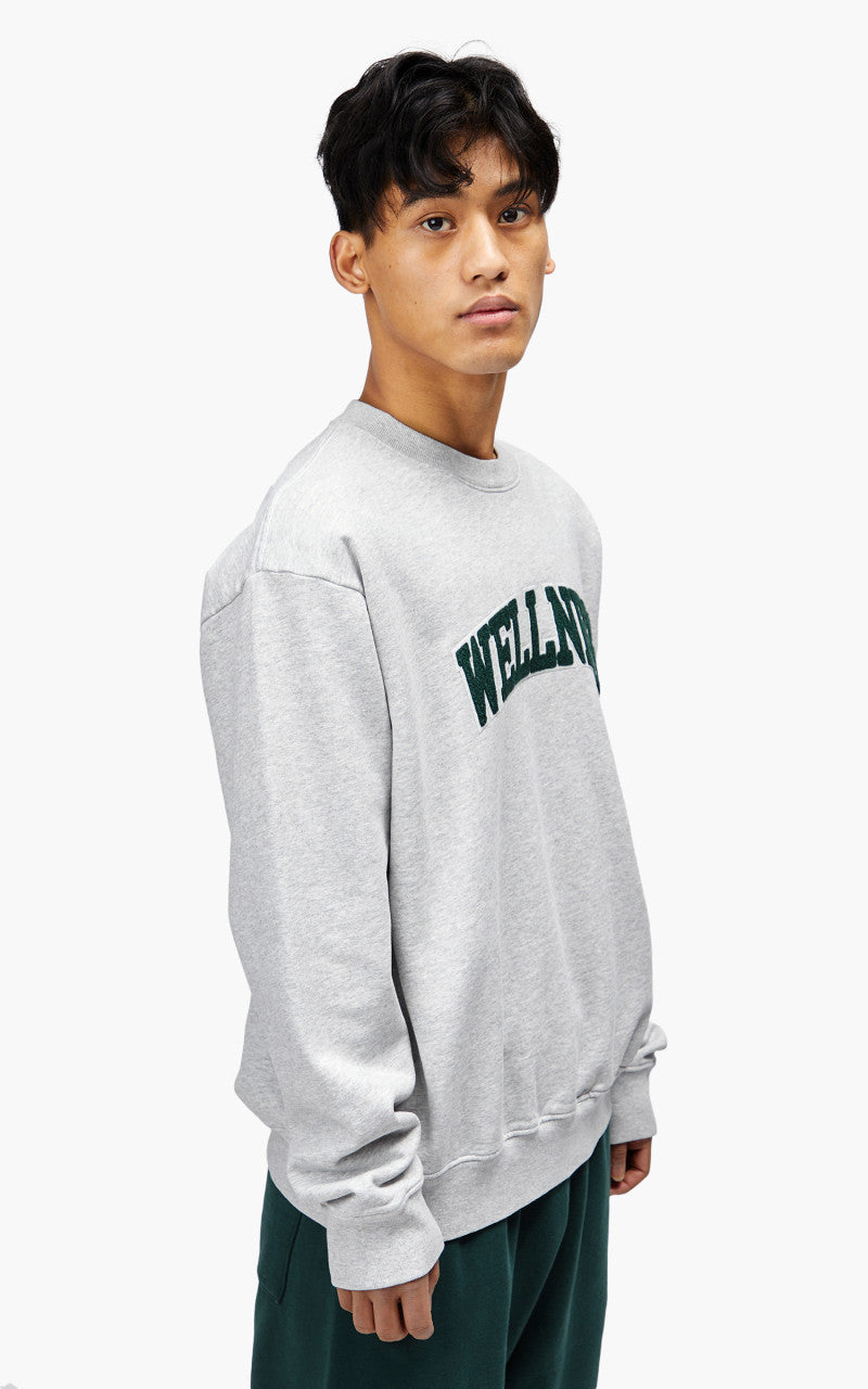 Sporty & Rich Wellness Boucle Crewneck Heather Grey