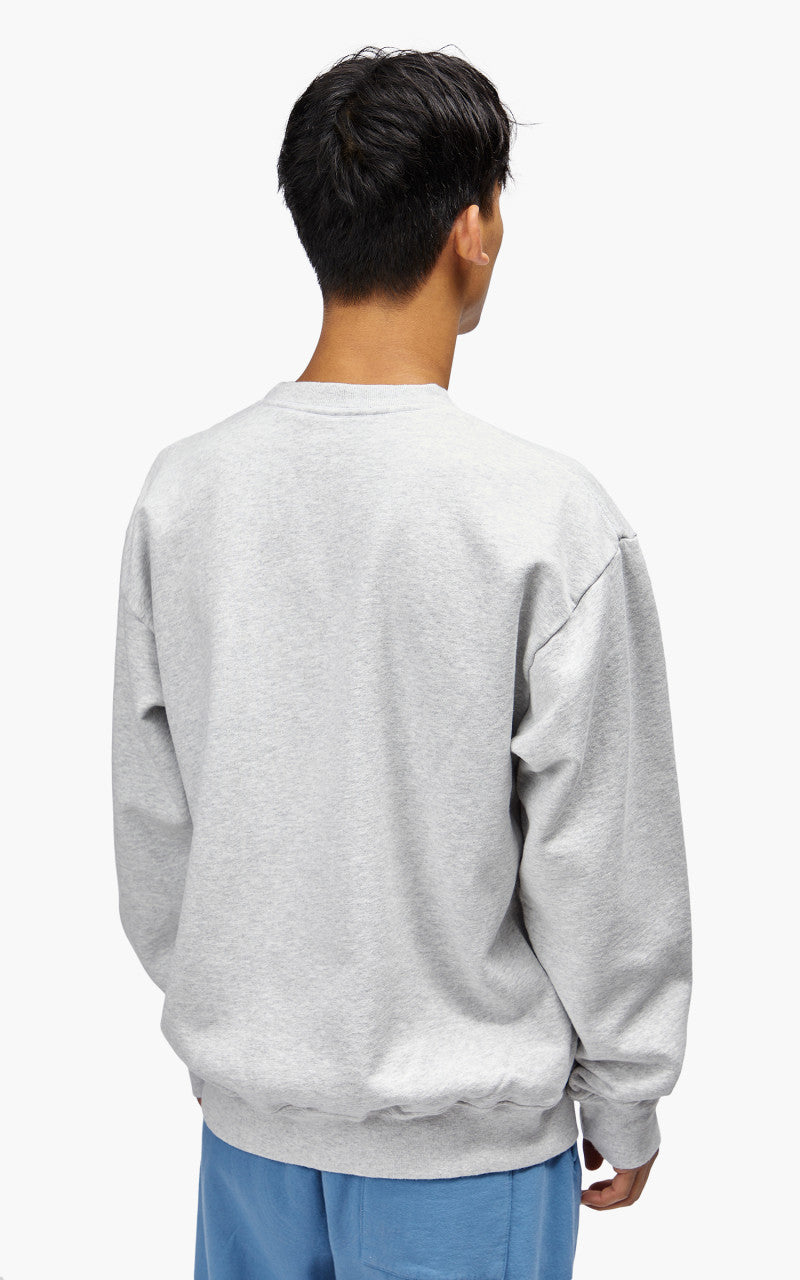 Sporty & Rich Track Club Crewneck Heather Gray