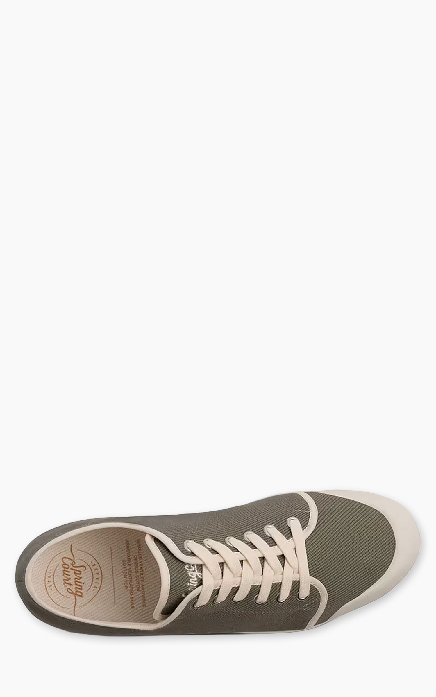 Spring Court G2 Heavy Twill Green/Off White