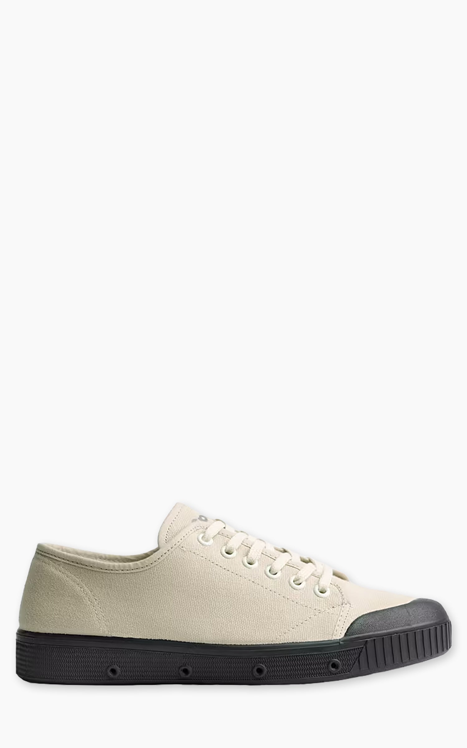 Spring Court G2 Mixed Canvas Sneaker Black Sole Sage