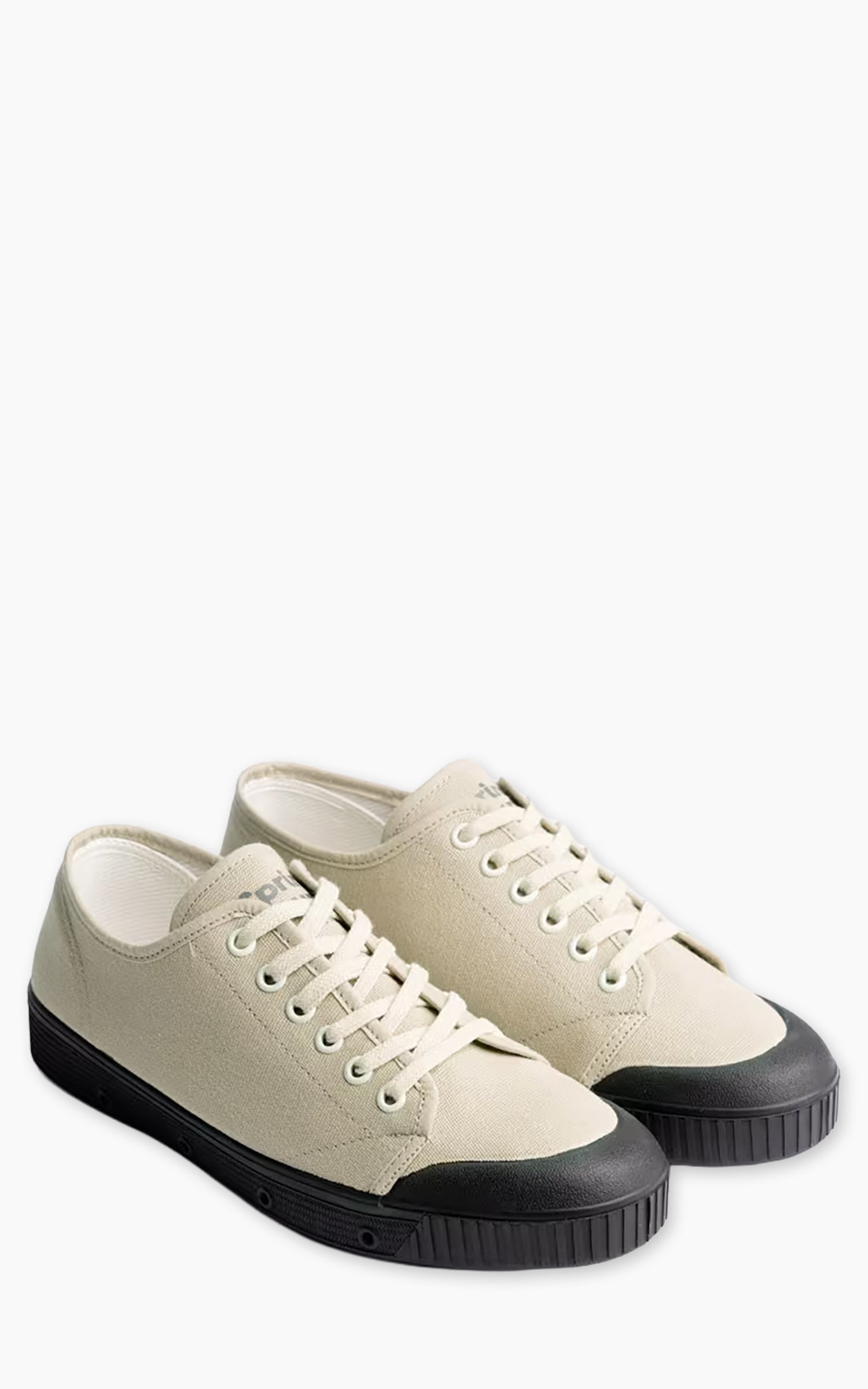 Spring Court G2 Mixed Canvas Sneaker Black Sole Sage