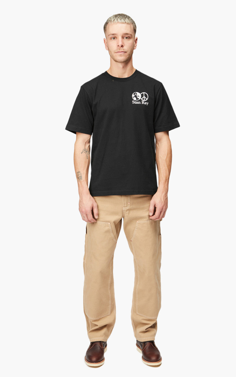 Stan Ray World Peace Short Sleeve T-Shirt Black