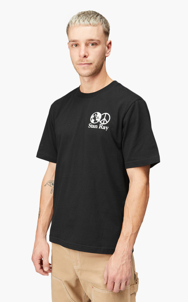 Stan Ray World Peace Short Sleeve T-Shirt Black
