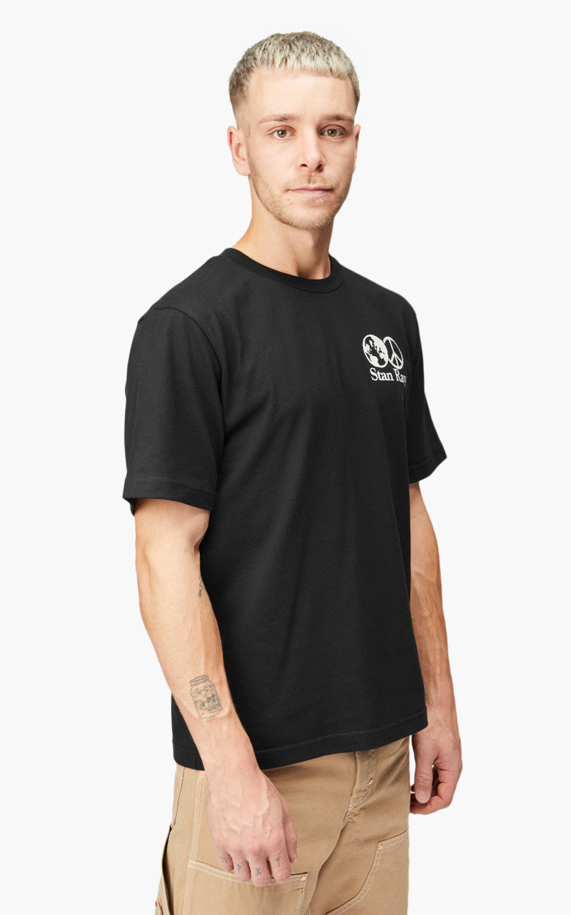 Stan Ray World Peace Short Sleeve T-Shirt Black