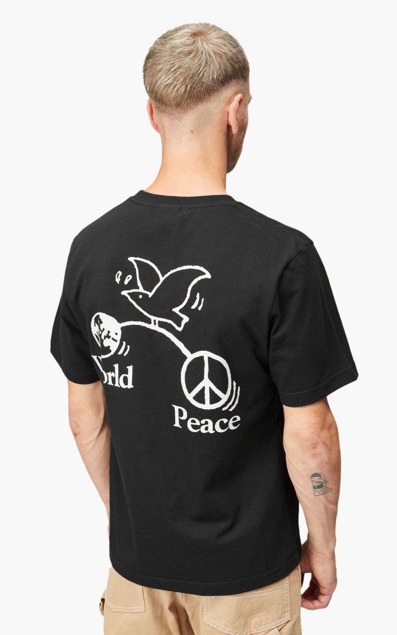 Stan Ray World Peace Short Sleeve T-Shirt Black