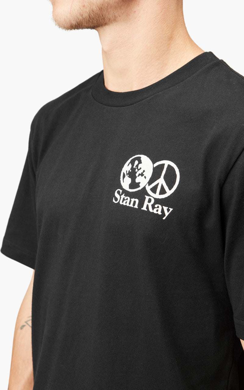 Stan Ray World Peace Short Sleeve T-Shirt Black