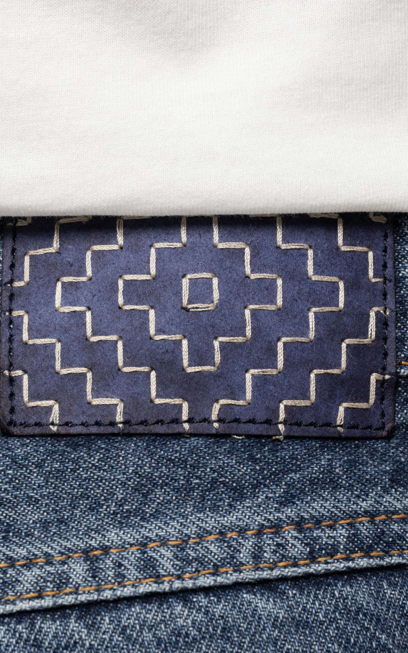 Nudie Jeans Steady Eddie II Stitched Blue