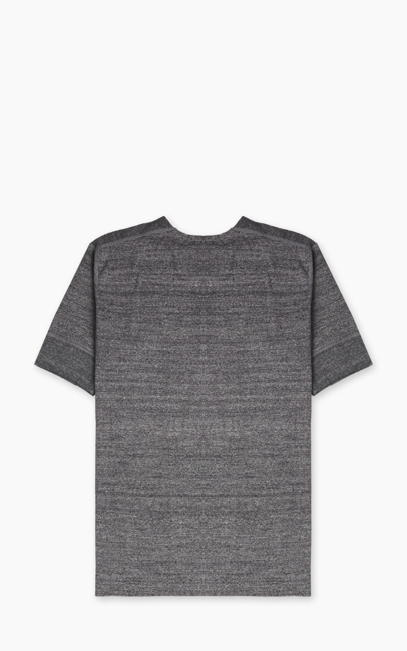 Stevenson Overall Co. SideFlex Loopwheeled Henley Heather Grey