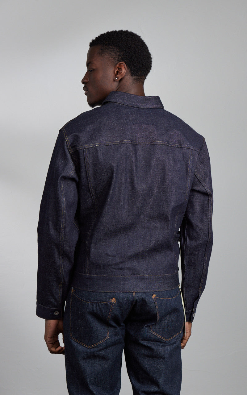 Stevenson Overall Co. Ranch Rider Denim Jacket Unwashed Indigo