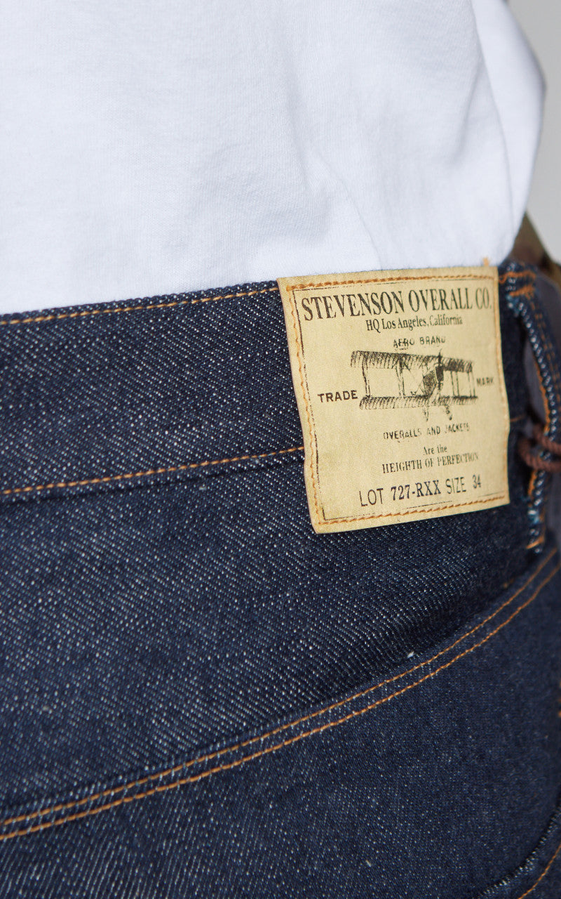 Stevenson Overall Co. La Jolla Jeans Selvedge Unwashed Indigo