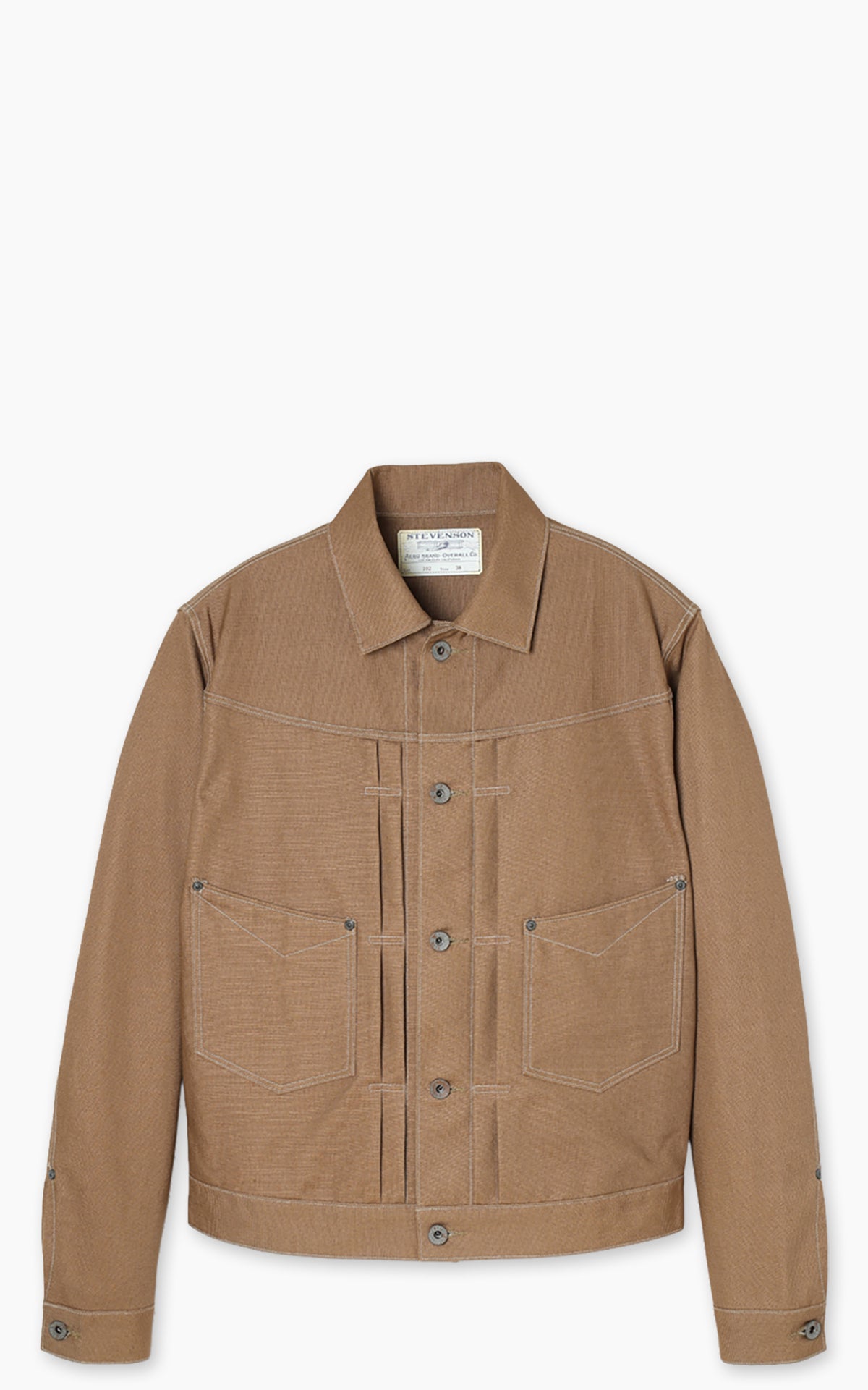 Stevenson Overall Co. Saddle Horn Type II Jacket Duck Canvas Brown
