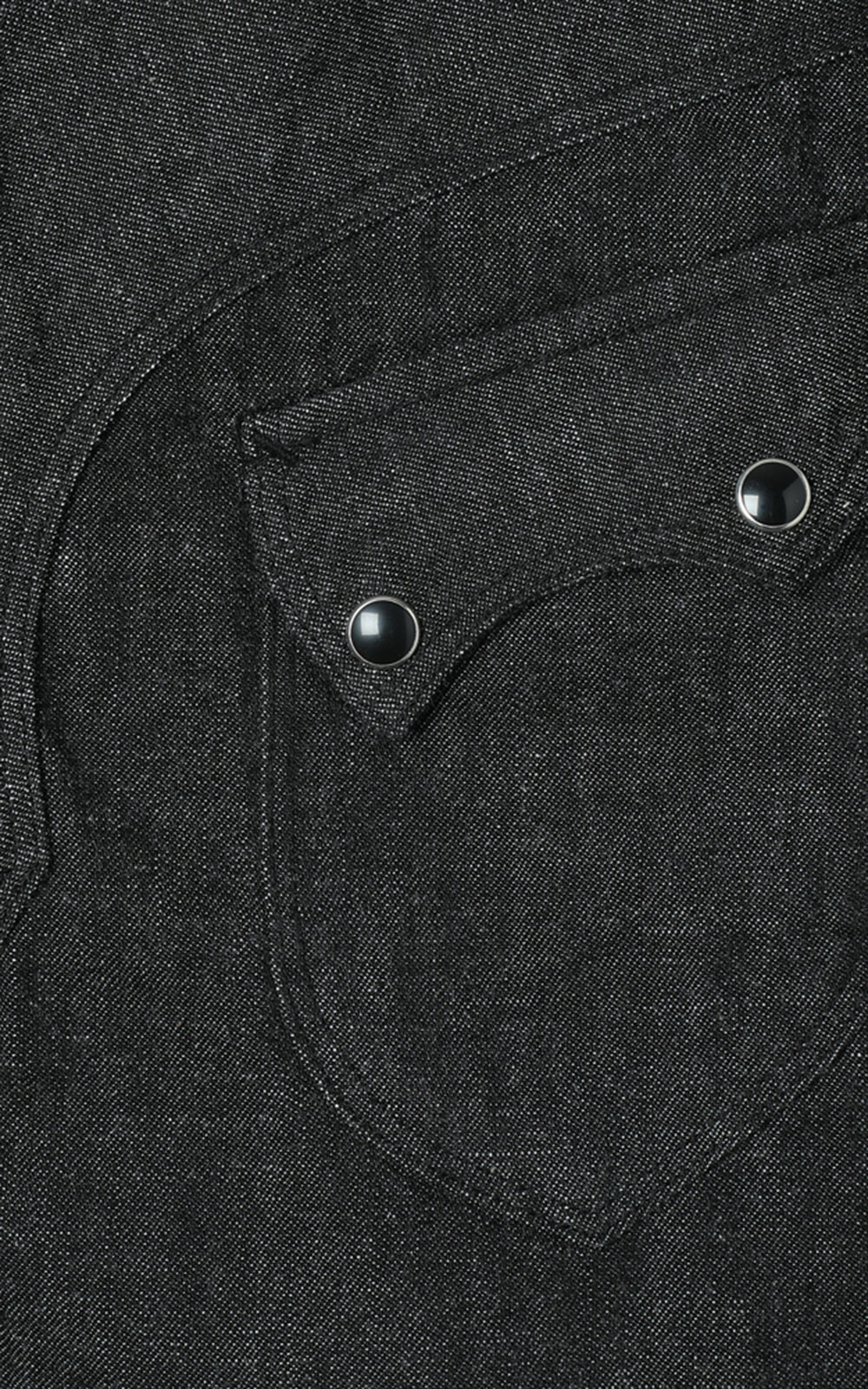 Stevenson Overall Co. Cody Denim Shirt Frost Black
