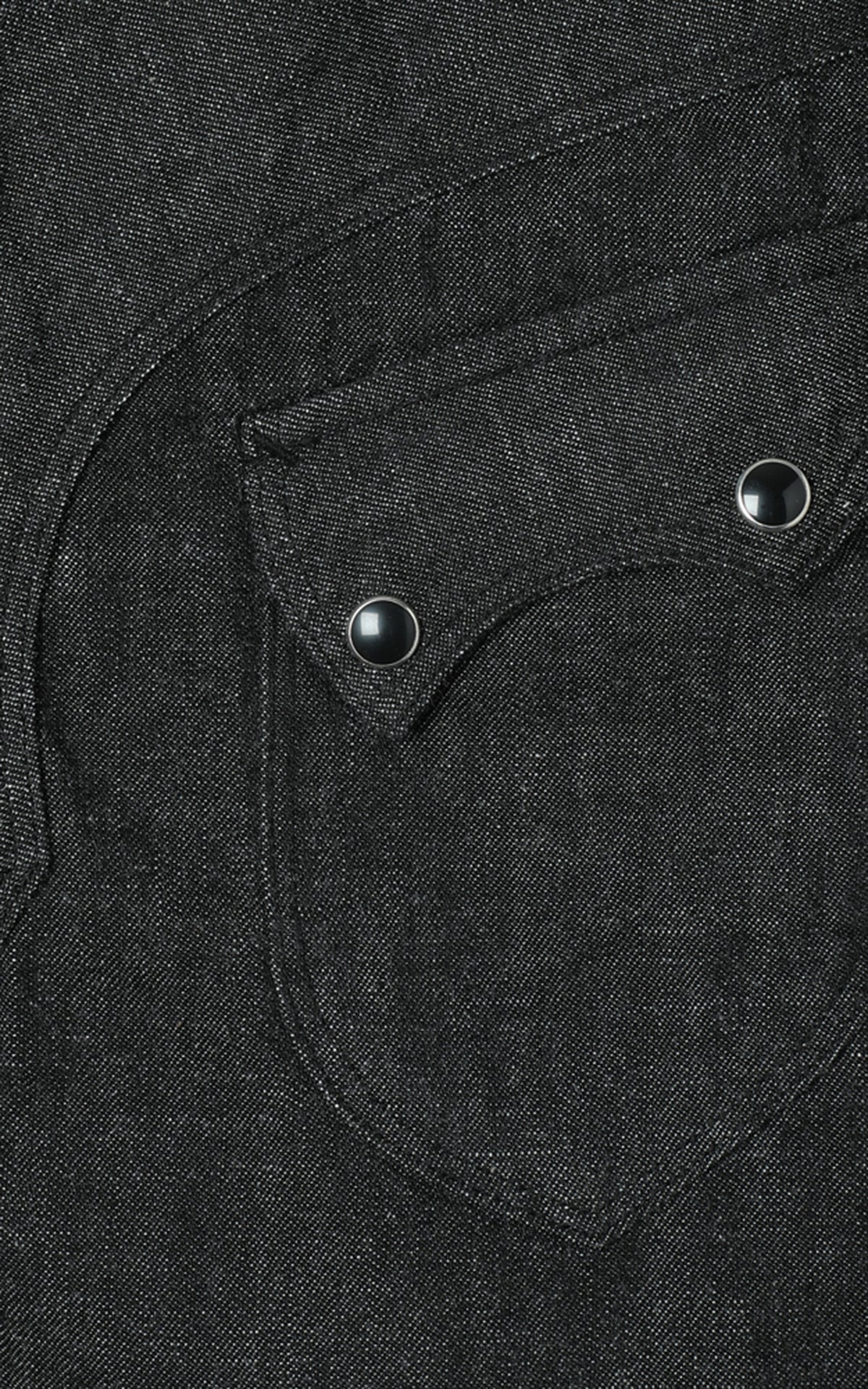 Stevenson Overall Co. Cody Denim Shirt Frost Black