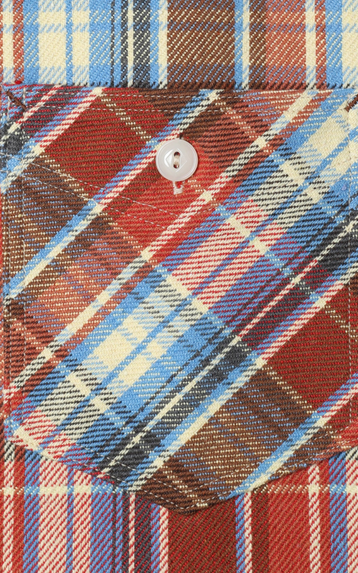 Stevenson Overall Co. Union-Spec Shirt Heavyweight Flannel Faded Red Mix