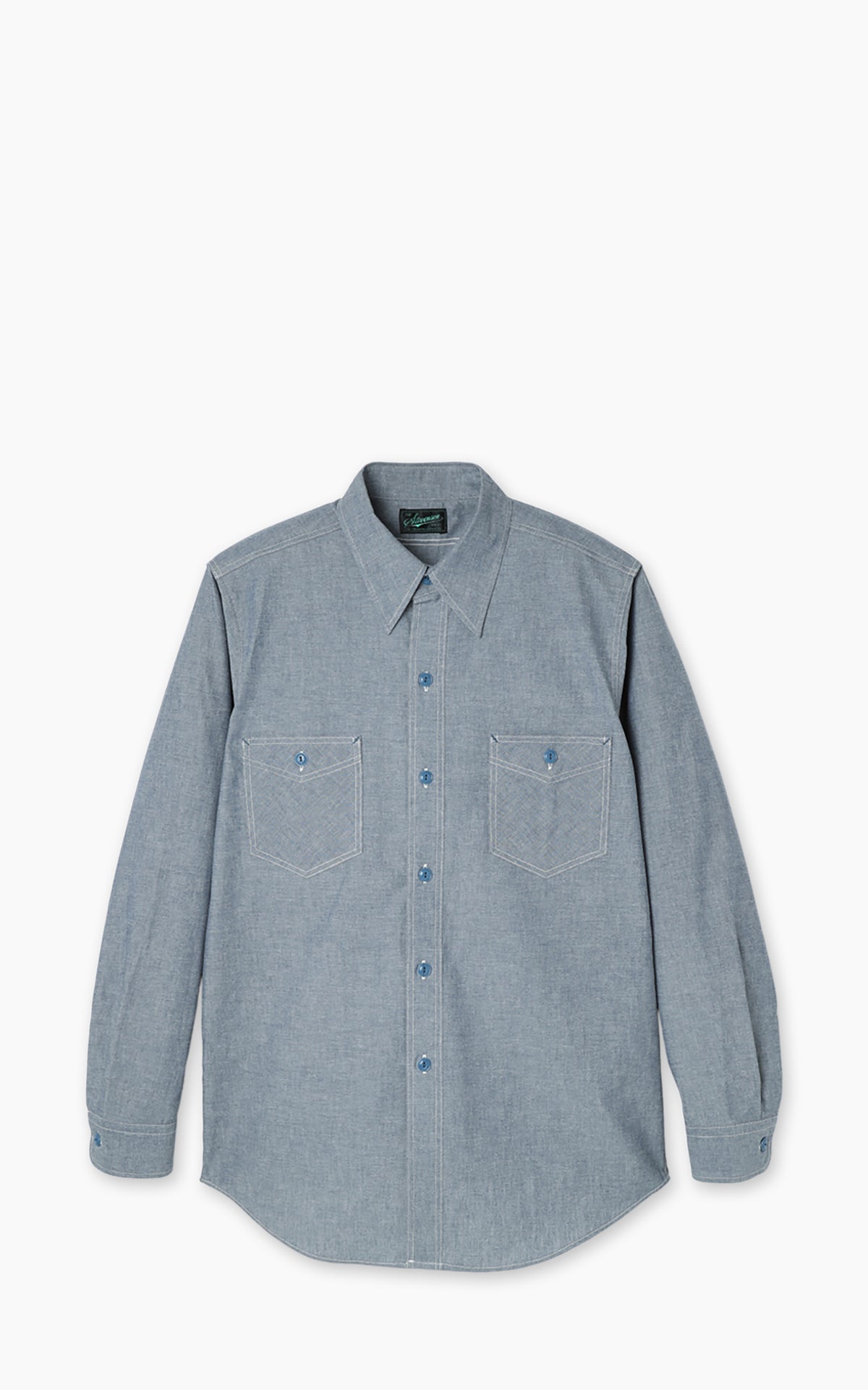 Stevenson Overall Co. Union-Spec Shirt Authentic Dungaree Vintage Blue