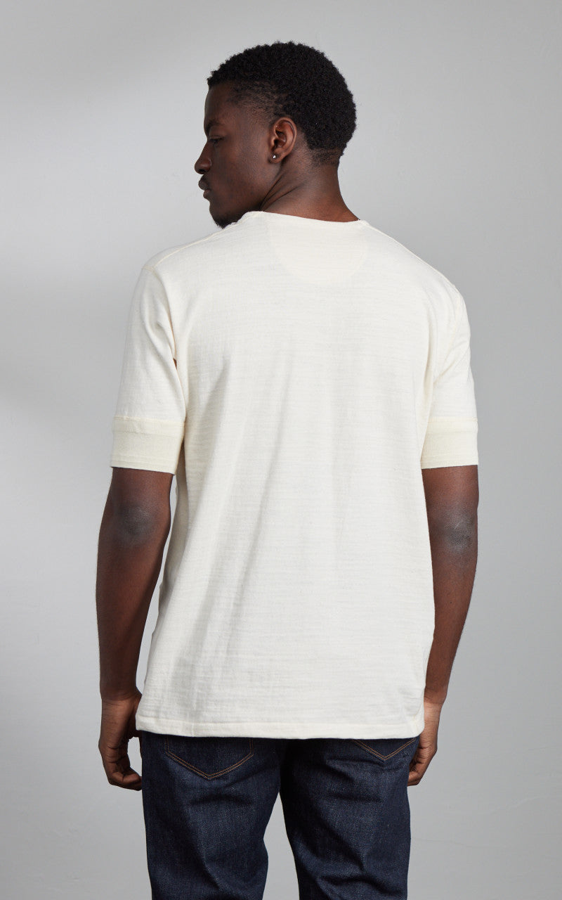 Stevenson Overall Co. SideFlex Loopwheeled Henley Oatmeal