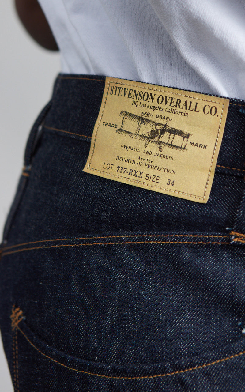 Stevenson Overall Co. Ventura Jeans Selvedge Unwashed Indigo