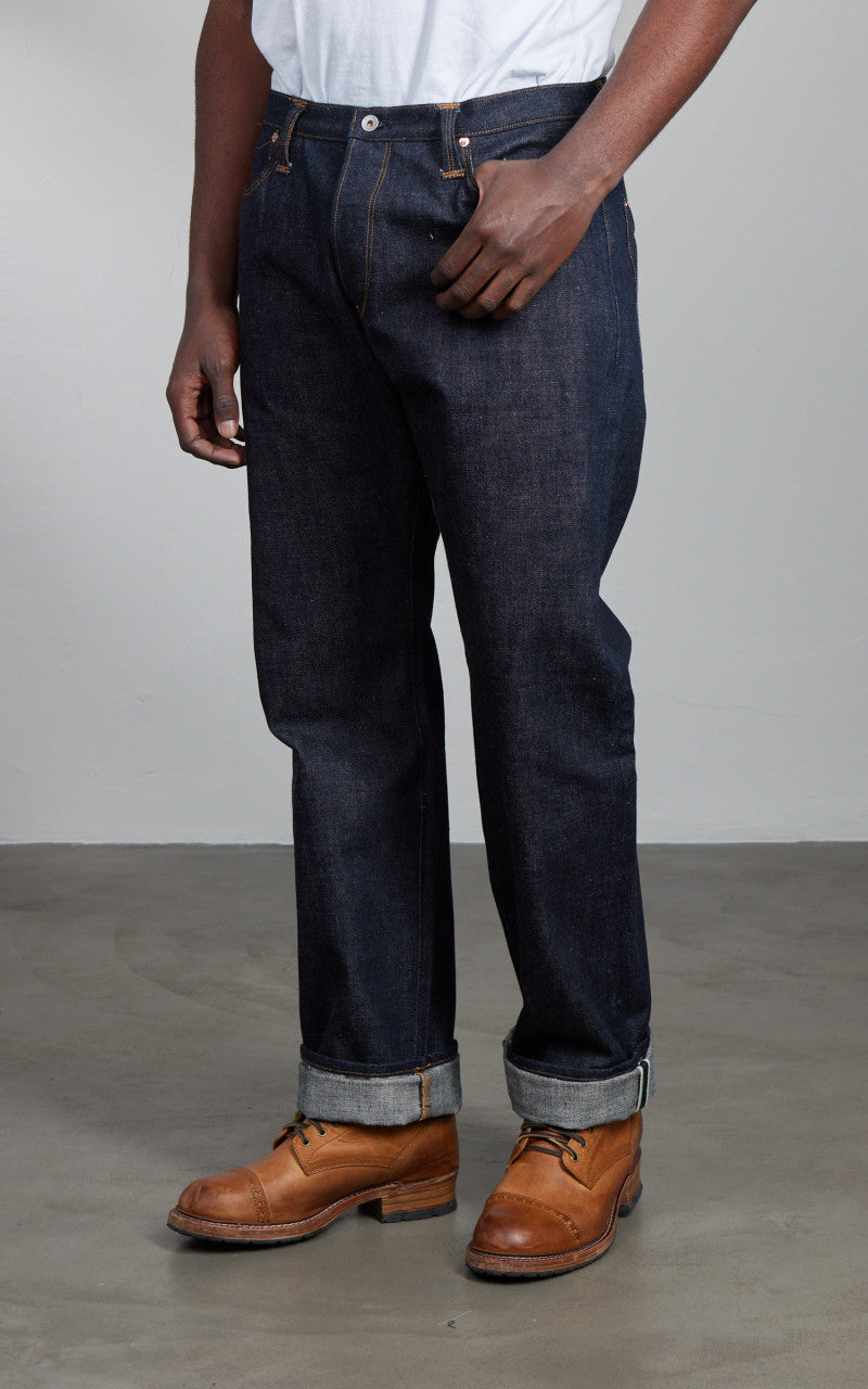 Stevenson Overall Co. San Francisco Jeans Selvedge Unwashed Indigo