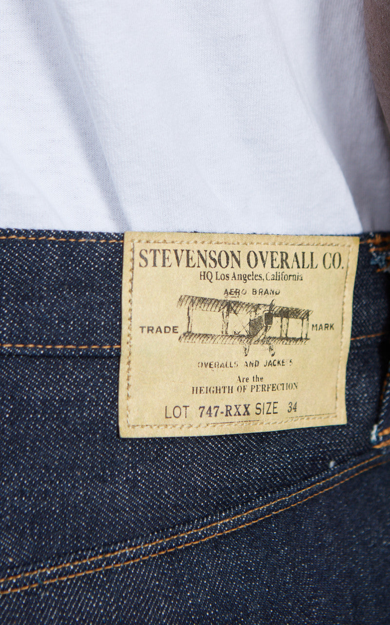 Stevenson Overall Co. San Francisco Jeans Selvedge Unwashed Indigo