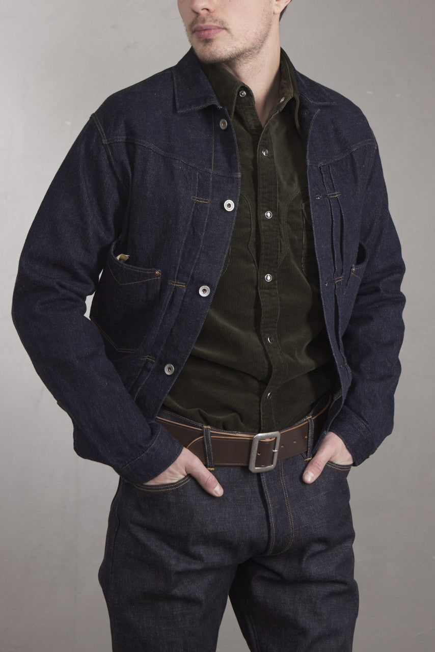 Stevenson Overall Co. Saddle Horn Type II Jacket One Wash Indigo