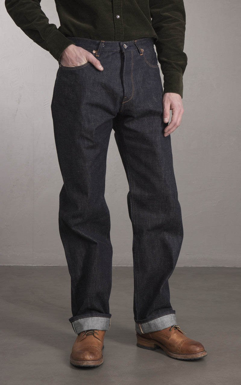 Stevenson Overall Co. Encinitas Jeans Selvedge Unwashed Indigo