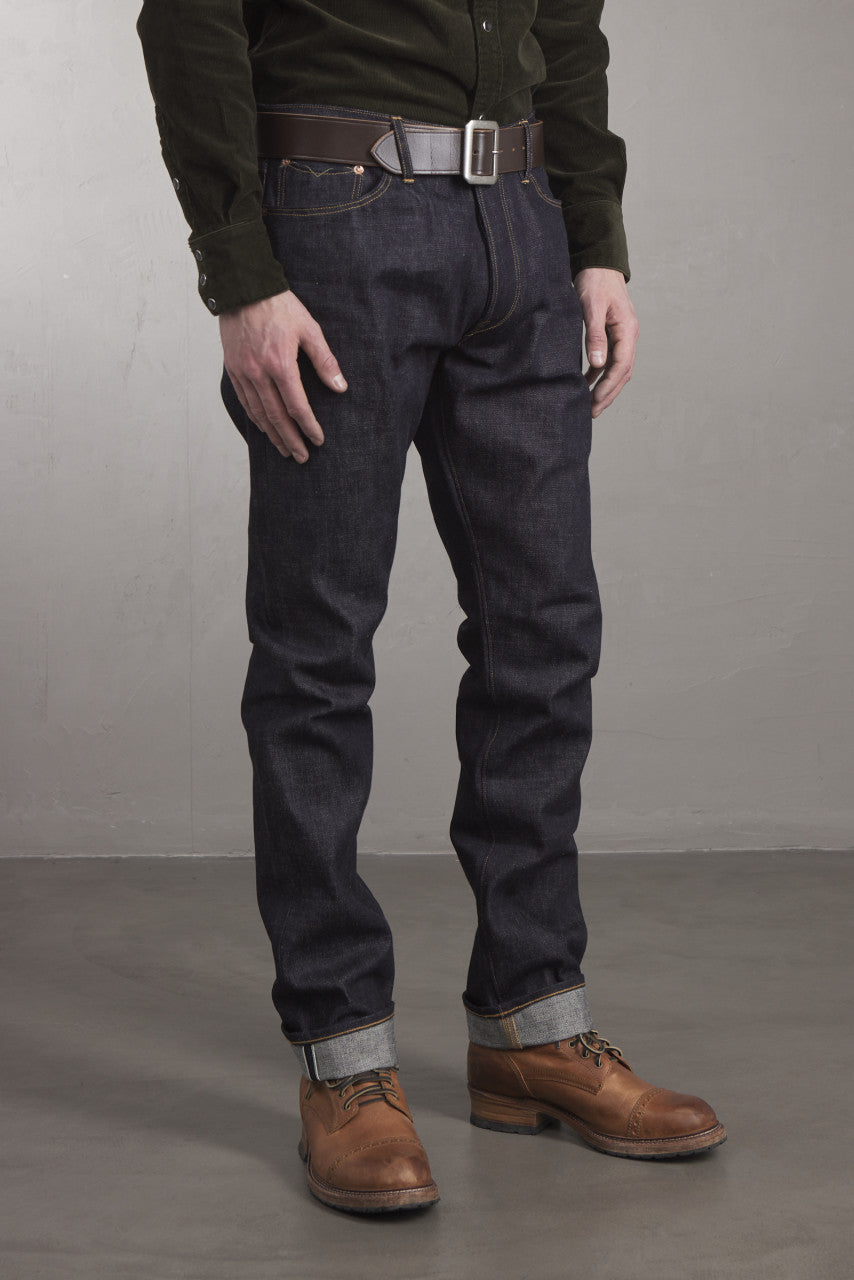 Stevenson Overall Co. Big Sur Jeans Selvedge Unwashed Indigo