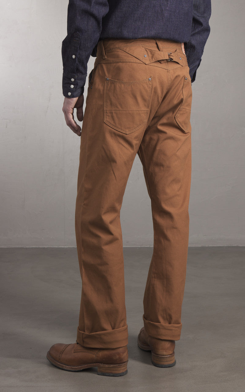 Stevenson Overall Co. Visalia Canvas Trouser Selvedge Brown