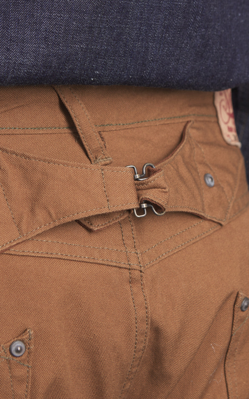 Stevenson Overall Co. Visalia Canvas Trouser Selvedge Brown