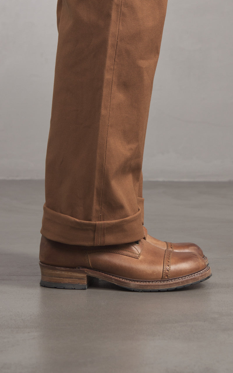 Stevenson Overall Co. Visalia Canvas Trouser Selvedge Brown