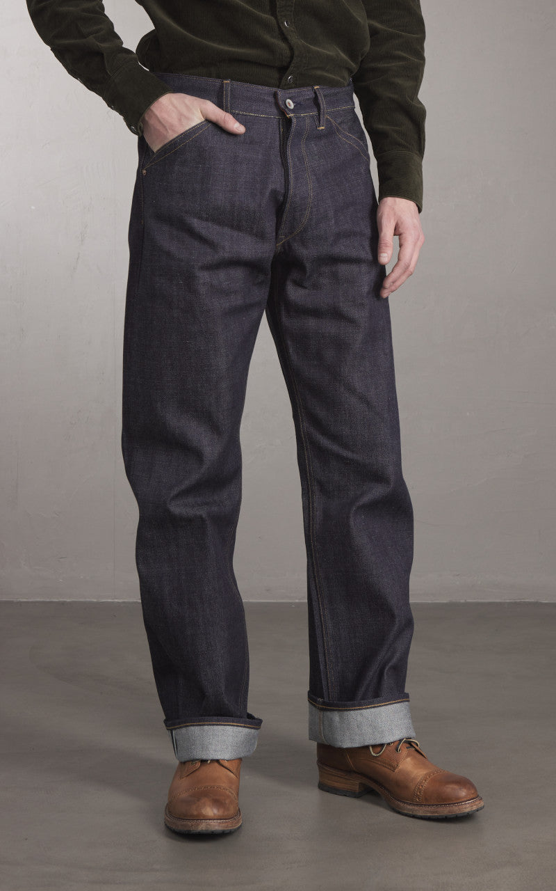 Stevenson Overall Co. Visalia Jeans Selvedge Unwashed Indigo