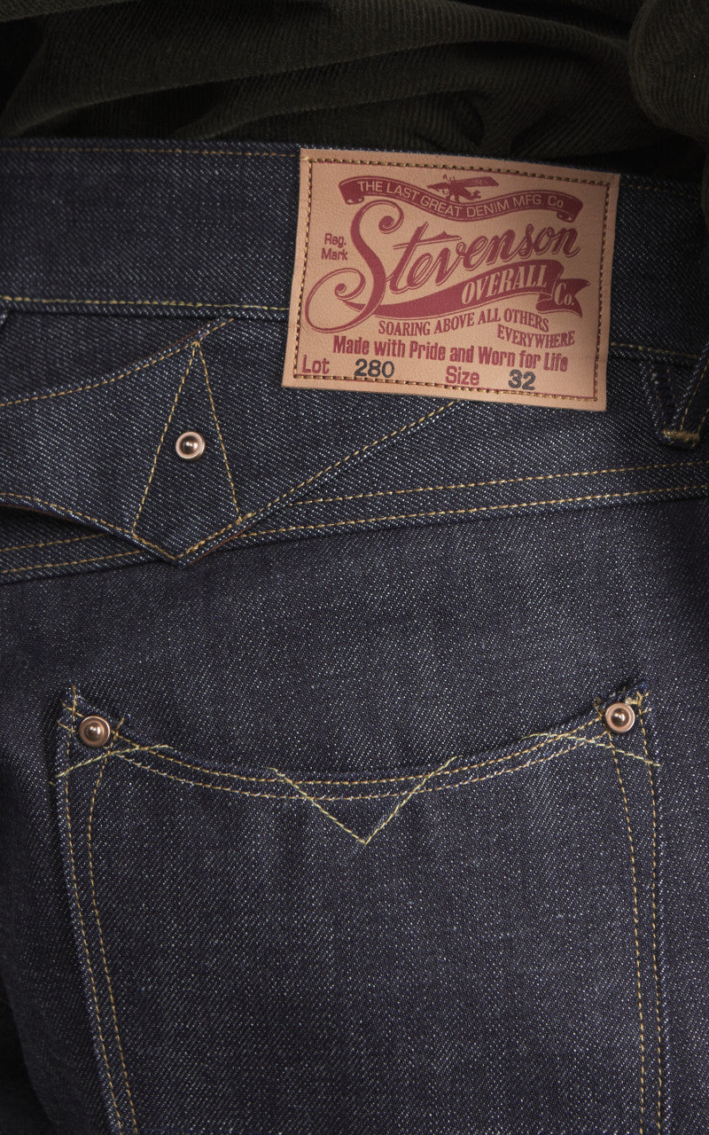 Stevenson Overall Co. Visalia Jeans Selvedge Unwashed Indigo