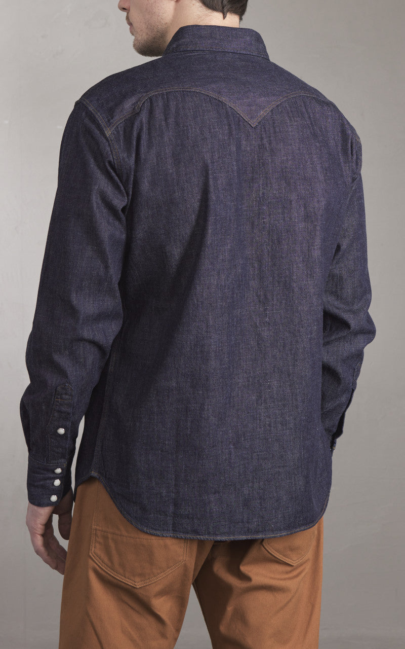 Stevenson Overall Co. Cody Denim Shirt Indigo
