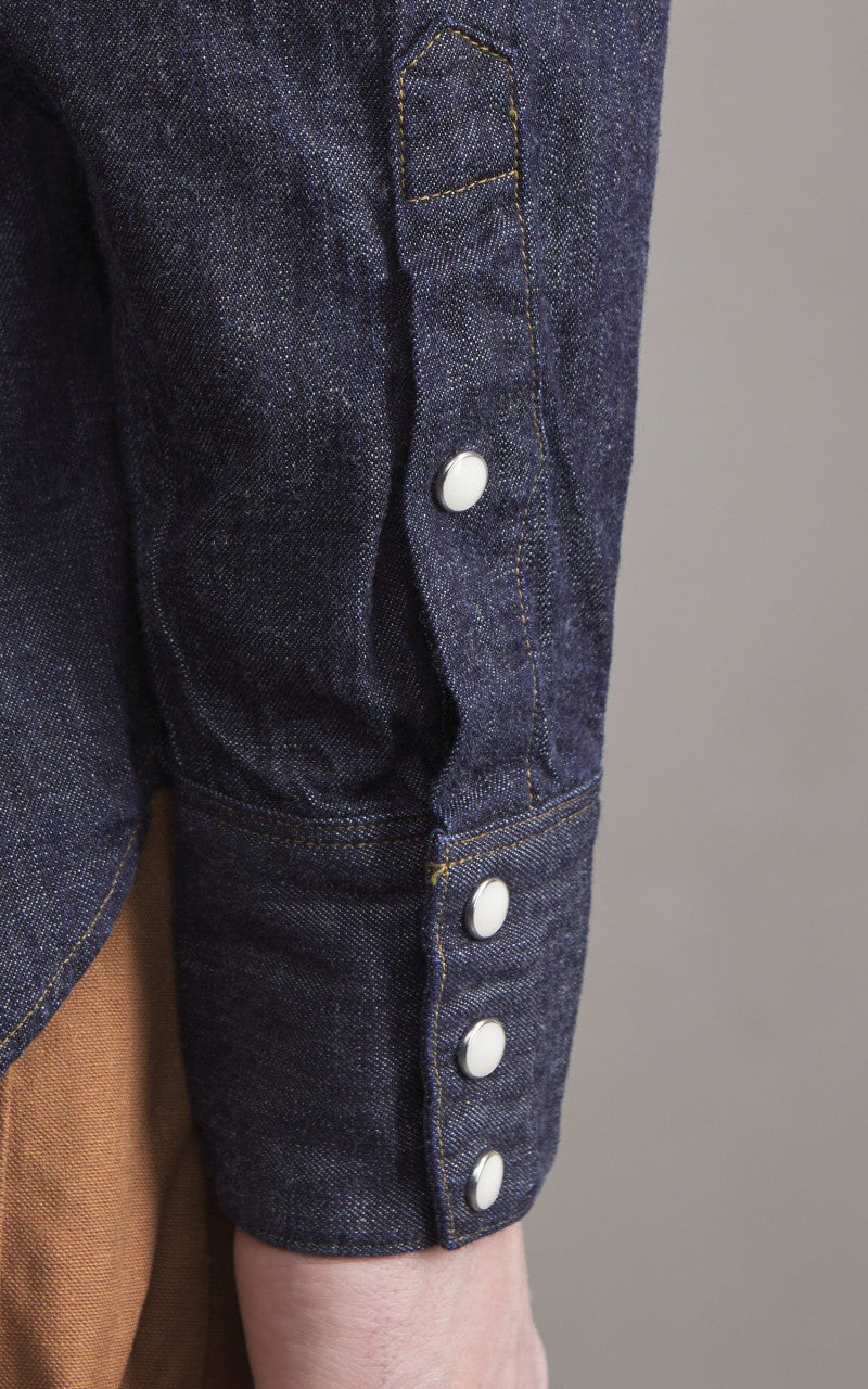 Stevenson Overall Co. Cody Denim Shirt Indigo