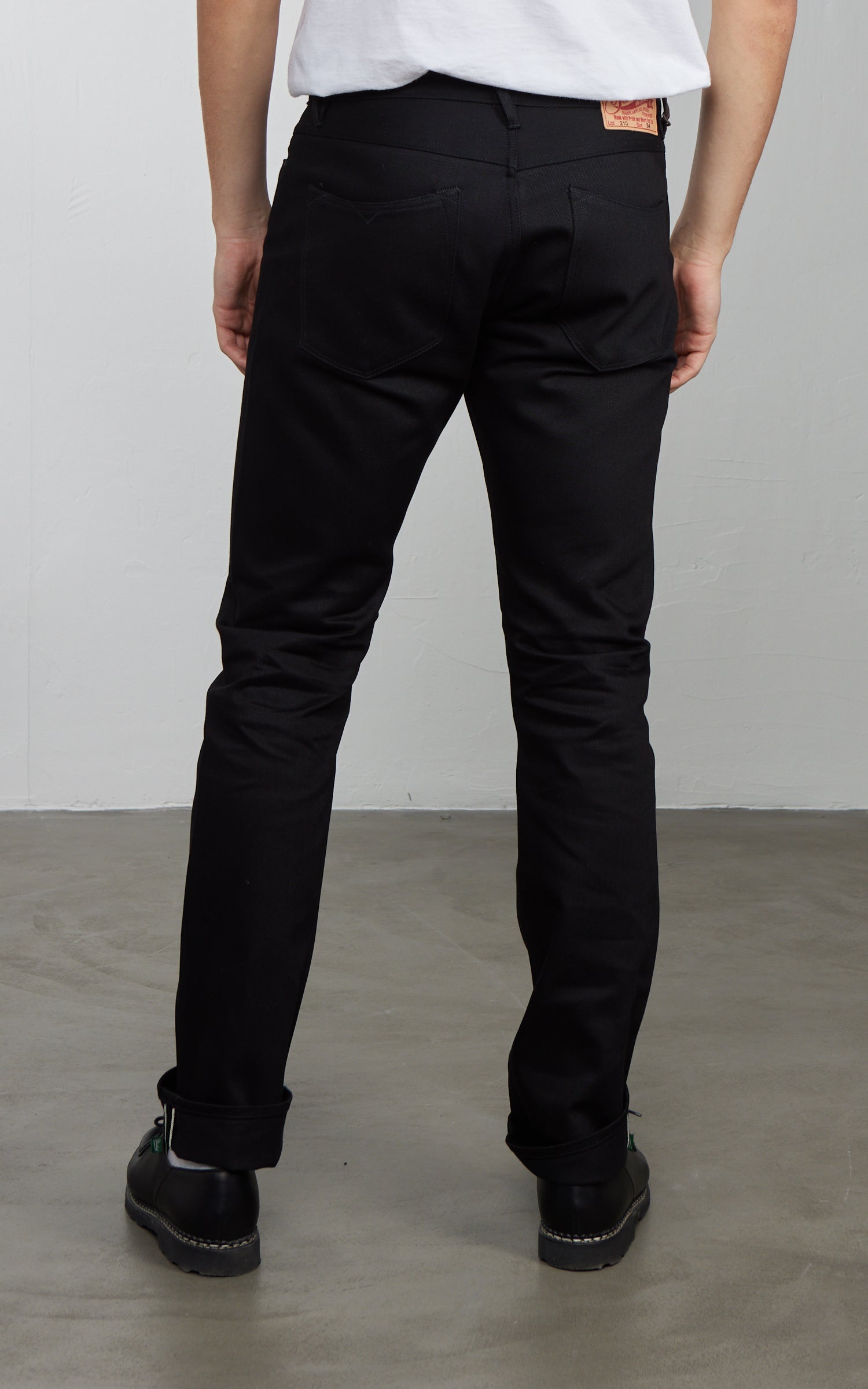 Stevenson Overall Co. Big Sur Jeans Selvedge Unwashed Solid Black