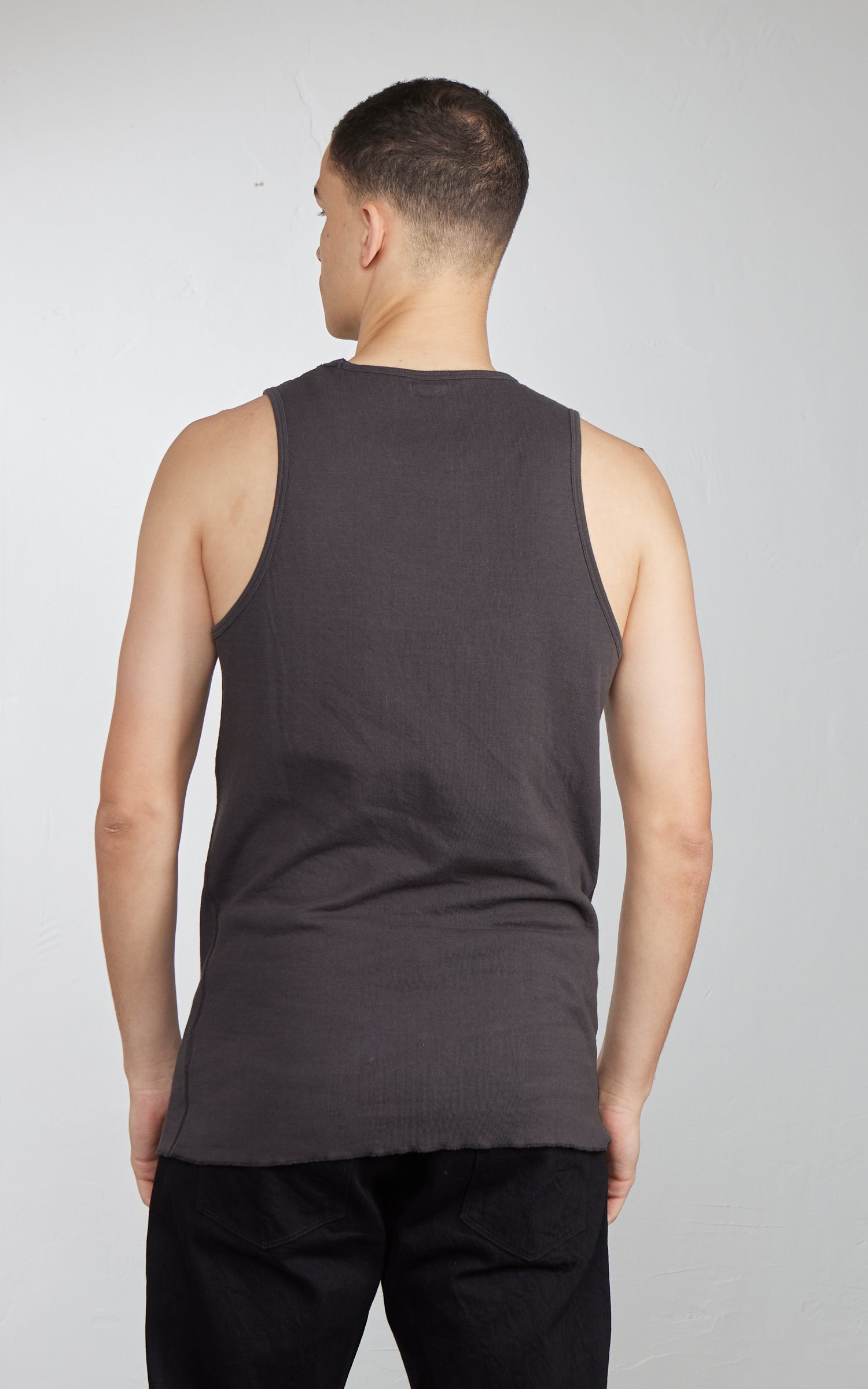 Stevenson Overall Co. DualComfort Cotton Tank Charcoal