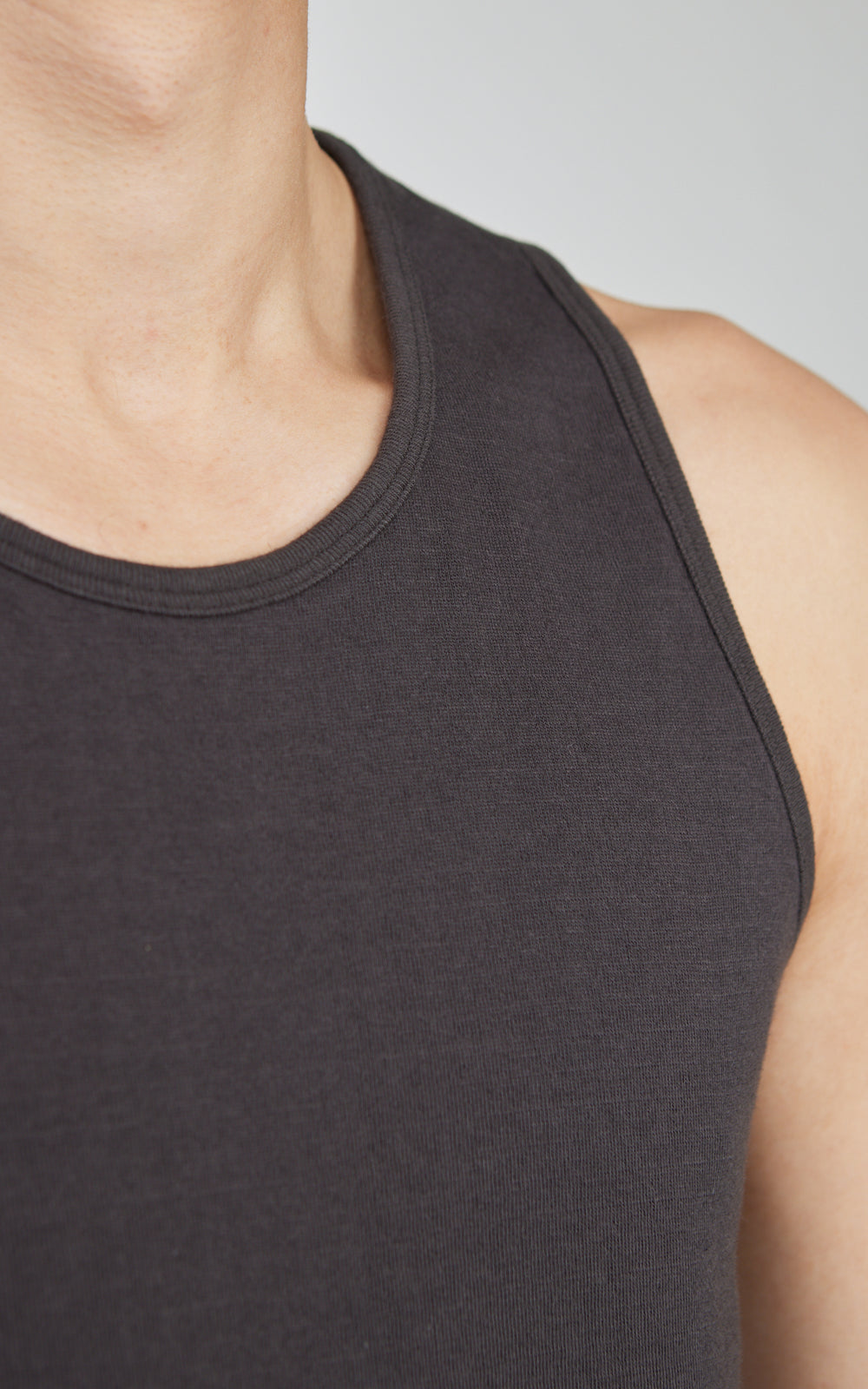 Stevenson Overall Co. DualComfort Cotton Tank Charcoal
