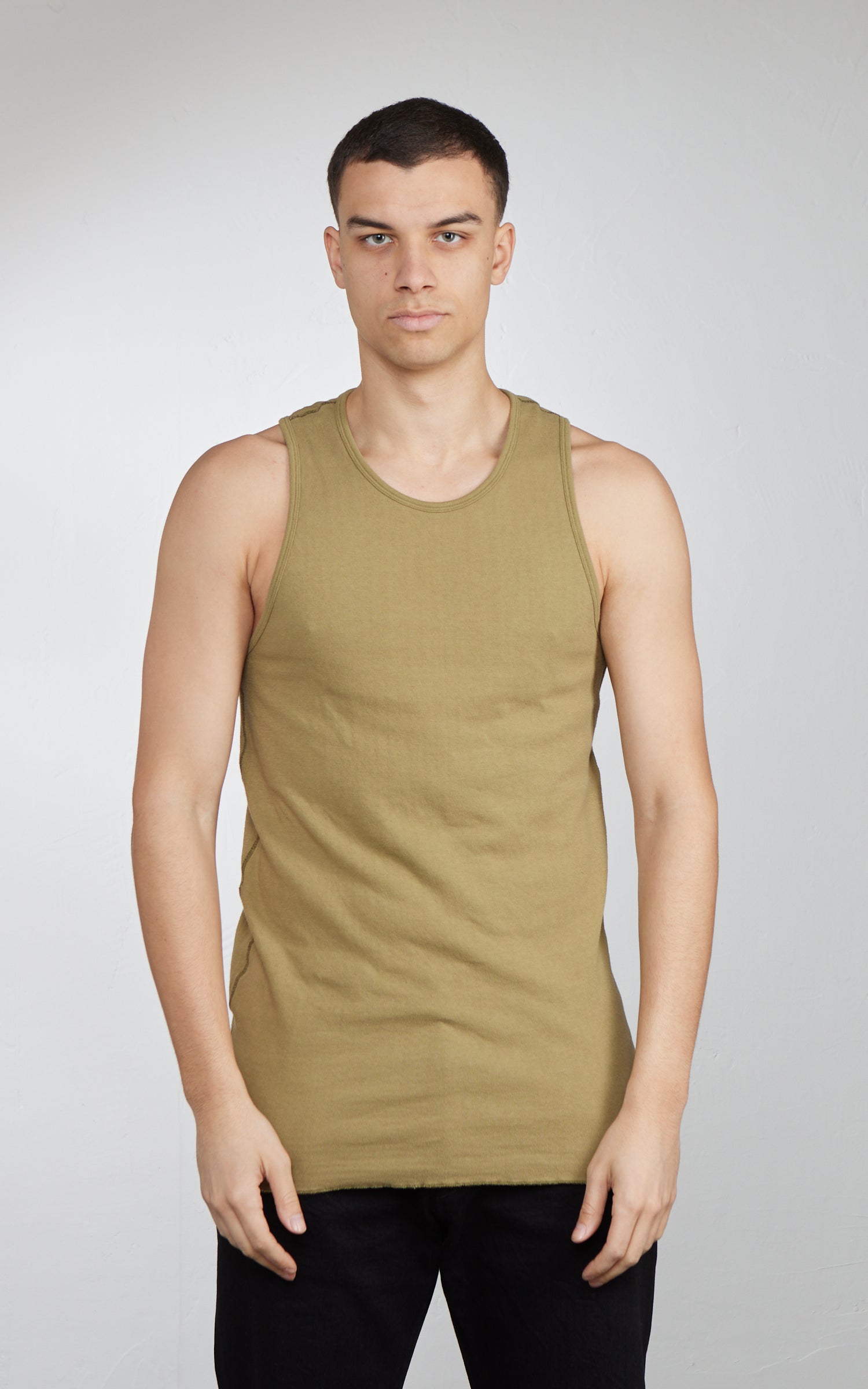 Stevenson Overall Co. DualComfort Cotton Tank Olive