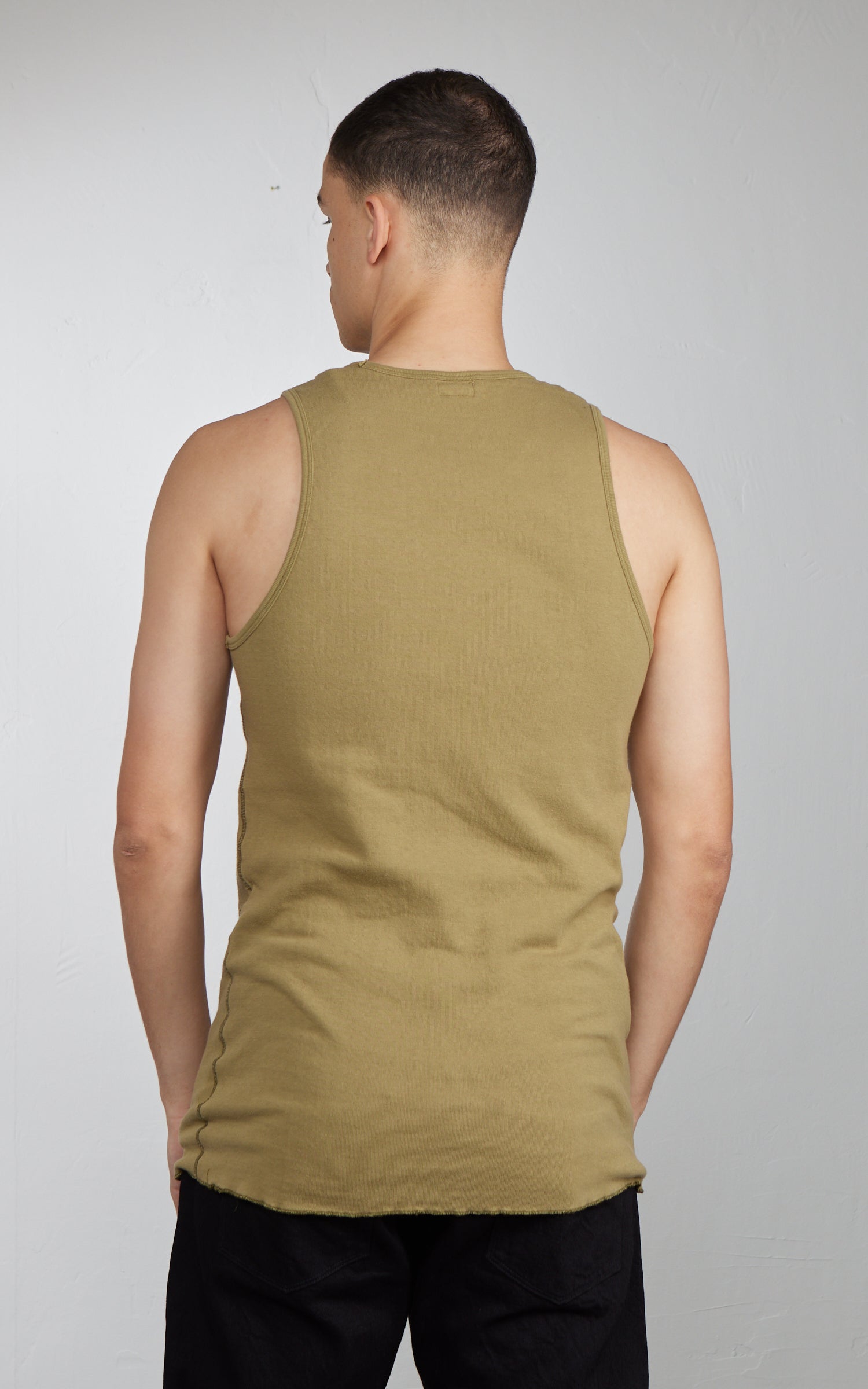 Stevenson Overall Co. DualComfort Cotton Tank Olive