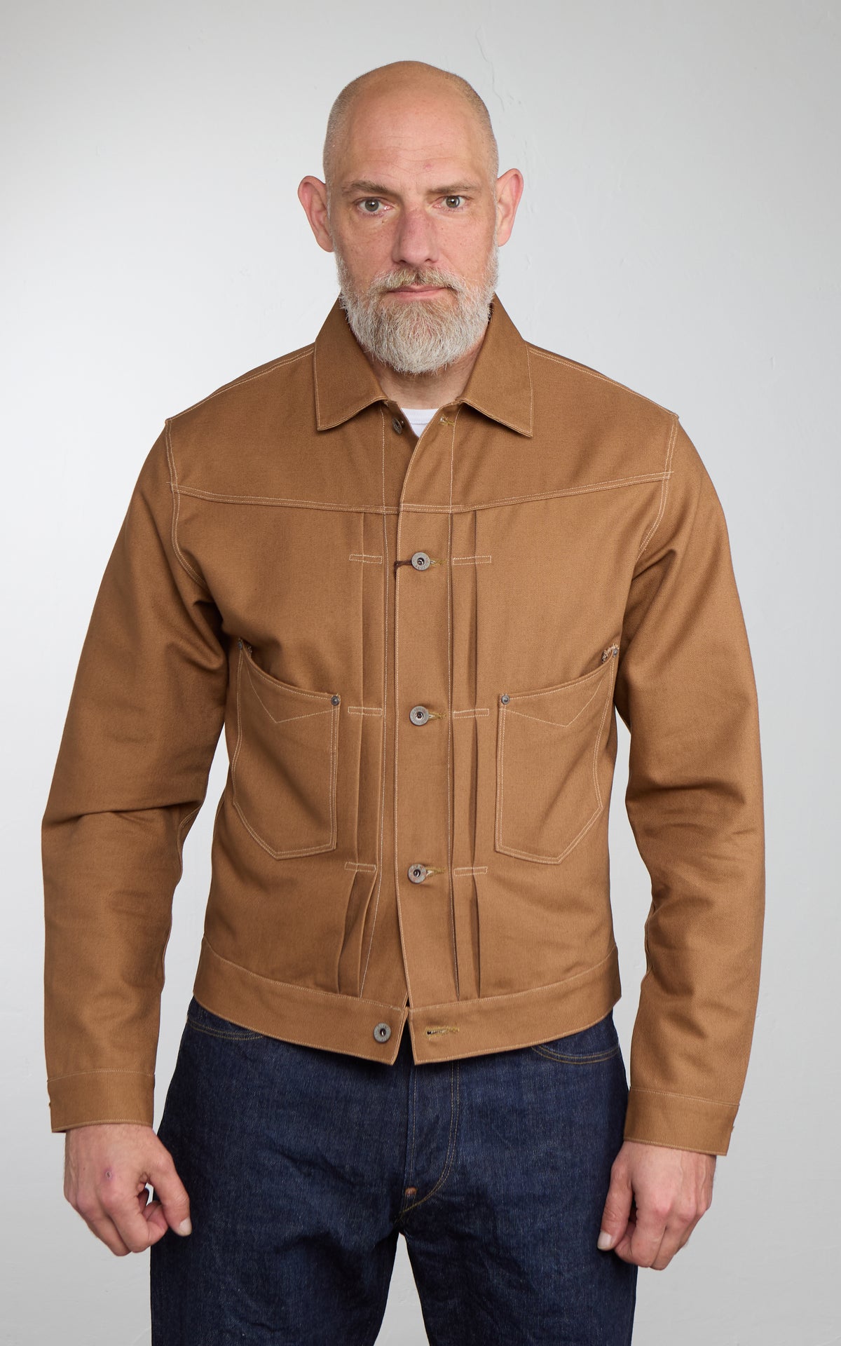 Stevenson Overall Co. Saddle Horn Type II Jacket Duck Canvas Brown