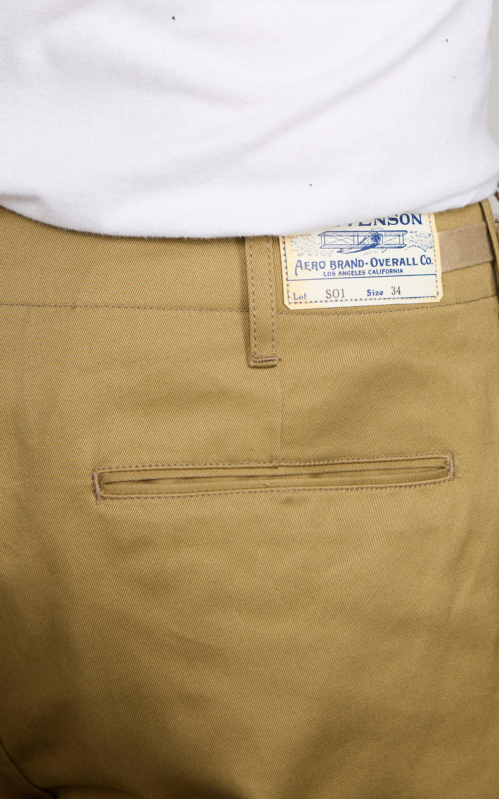 Stevenson Overall Co. Side-Out Army Pant Khaki
